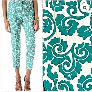 Tory Burch Walton Printed Trousers